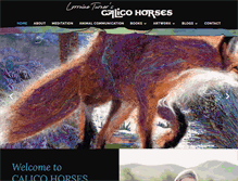 Tablet Screenshot of calicohorses.com